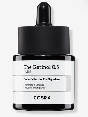 NWT COSRX The Retinol 0.5 Oil 20mL Super Vitamin E + Squalane Anti-Aging